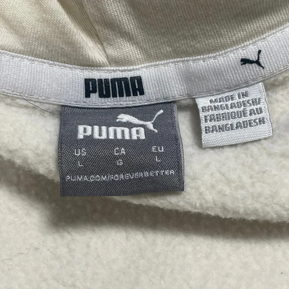 Puma Cropped Hoodie Size Large - Picture 7 of 7